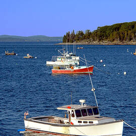 Maine Lobster Boat by Olivier Le Queinec