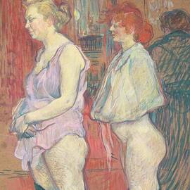  Rue des Moulins by Henri de Toulouse-Lautrec