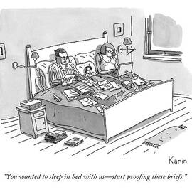 A Boy Lays In Bed Between His Parents by Zachary Kanin