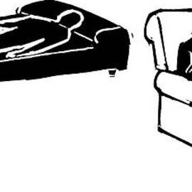 A Psychiatrist Sits With His Patient by Drew Dernavich