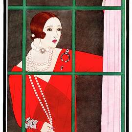 A Vogue Magazine Cover Of A Woman by Harriet Meserole