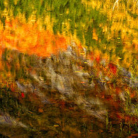 Abstract Autumn Reflections  by Jeff Sinon