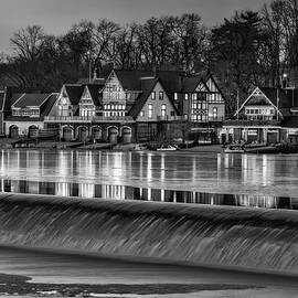 Boathouse Row BW by Susan Candelario