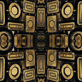 Bronze Colored Plastic Structure by Silvia Otte