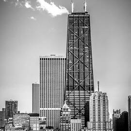 Chicago Hancock Building Black and White Picture by Paul Velgos