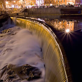Cocheco River Falls Dover NH by Jeff Sinon