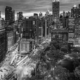 Flatiron District Birds Eye View by Susan Candelario