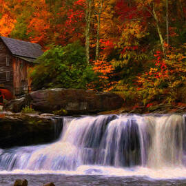 Glade Creek grist mill by Flees Photos