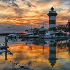 Harbour Town Sunset by Dale Kauzlaric