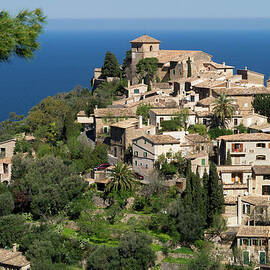 Hilltop Village Of Deia, Mallorca, Spain by Travelpix Ltd
