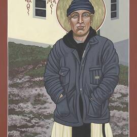 Holy World Evangelist Thomas Merton 267 by William Hart McNichols