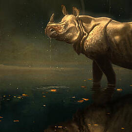 Indian Rhino by Aaron Blaise