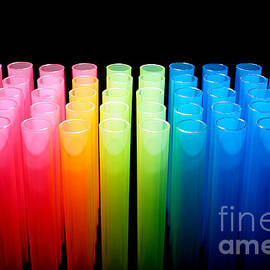 Laboratory Test Tubes in Science Research Lab by Science Research Lab