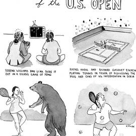 Less Celebrated Moments Of The Us Open by Emily Flake