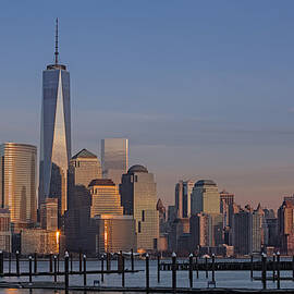 Lower Manhattan Skyline by Susan Candelario