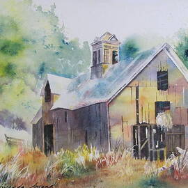 Middlebury Barn Summer by Amanda Amend