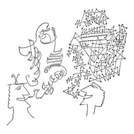 New Yorker June 1st, 1957 by Saul Steinberg