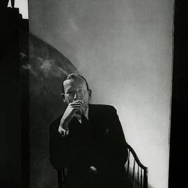 Noel Coward Smoking by Edward Steichen