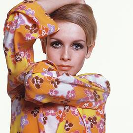 Portrait Of Twiggy by Bert Stern