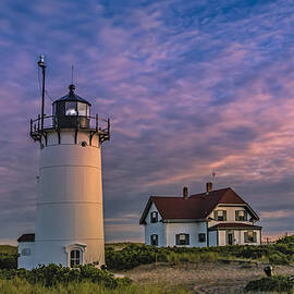 Race Point Lighthouse Sunset by Susan Candelario