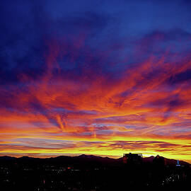 Salt Lake City Sunset by Rona Black