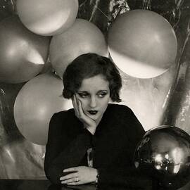 Tallulah Bankhead Surrounded By Balloons by Cecil Beaton