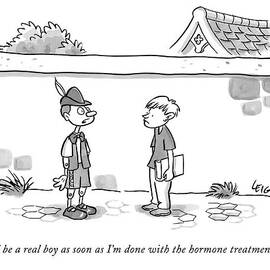 I'll Be A Real Boy As Soon As I'm Done by Robert Leighton