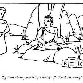 I Got Into The Stupidest Thing With My Reflection by Bruce Eric Kaplan