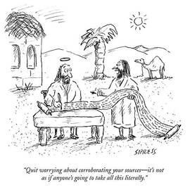 Quit Worrying About Corroborating Your Sources - by David Sipress