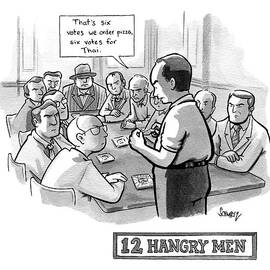 12 Hangry Men - Jury Room by Benjamin Schwartz