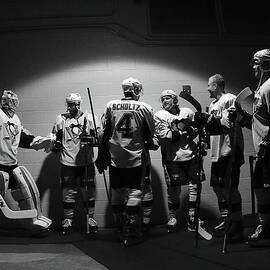 Pittsburgh Penguins V New York Rangers by Bruce Bennett