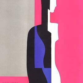 A Vintage Vogue Magazine Cover Of A Woman by Eduardo Garcia Benito