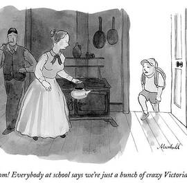 Mom! Everybody At School Says We're Just A Bunch by Marshall Hopkins