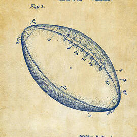 1939 Football Patent Artwork - Vintage by Nikki Marie Smith