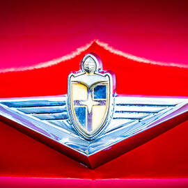 1954 Lincoln Capri Emblem -1170c by Jill Reger