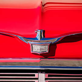 1958 Chrysler Imperial Crown Convertible Emblem by Jill Reger