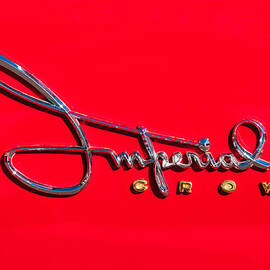 1958 Imperial Crown Convertible Emblem by Jill Reger