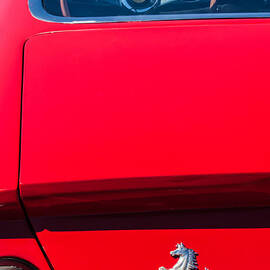 1970 Ferrari 365 GTB-4 Daytona Berlinetta Taillight Emblem -1482c by Jill Reger