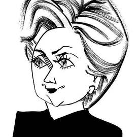 Hillary Clinton by Tom Bachtell