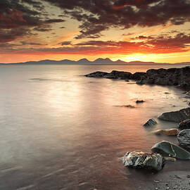 Jura Sunset by Grant Glendinning