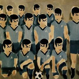 Spock Soccer Team Art Print by Tommervik