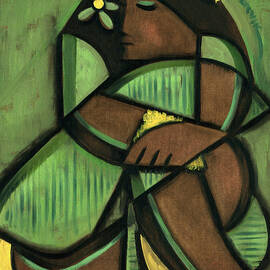  Tommervik Cubist Hula Girl Art Print by Tommervik