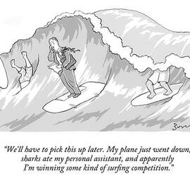 We'll Have To Pick This Up Later. My Plane by David Borchart