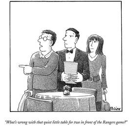 What's Wrong With That Quiet Little Table For Two by Harry Bliss