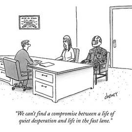 We Can't Find A Compromise Between A Life by Tom Cheney