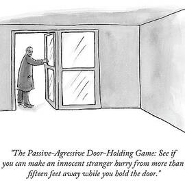 The Passive-agressive Door-holding Game: by Carolita Johnson
