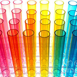 Laboratory Test Tubes in Science Research Lab by Science Research Lab
