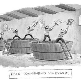 Pete Townshend Vineyards by Harry Bliss