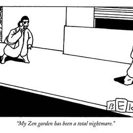 My Zen Garden Has Been A Total Nightmare by Bruce Eric Kaplan