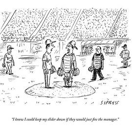 I Know I Could Keep My Slider Down If by David Sipress